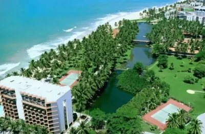 Flat beira-mar mobiliado -  varanda - 70m² - maceió