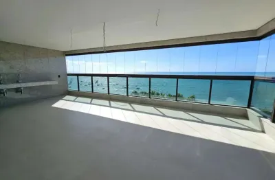 Apartamento beira-mar - 388m² - 4 suítes - andar alto - ponta verde