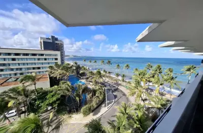 Apartamento flat duplex mobiliado - 57m² - jatiuca resort flat