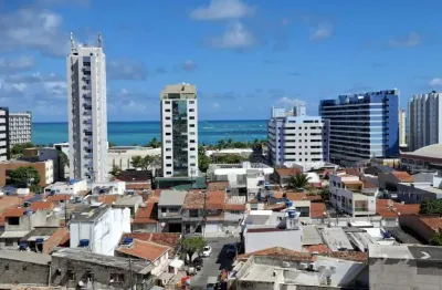 Apartamento mobiliado 2 quartos - 57m² - andar alto - vista mar - edf duetto