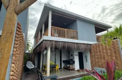 Casa 3 suítes com 159m² com piscina privativa na praia do toque no condomínio villa sapê