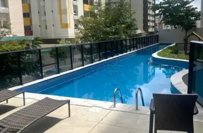 Apartamento com varanda vista mar com 4 suítes no edf paulo brandão nogueira
