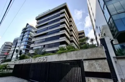 Apartamento beira-mar com 200m² com 3 suítes e varanda no edifício thalassa