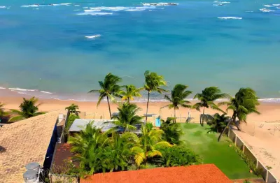 Casa à beira-mar com 27 metros de praia na garça torta