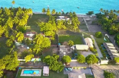 Pousada mobiliada em terreno de 1800m² à venda na praia de tatuamunha