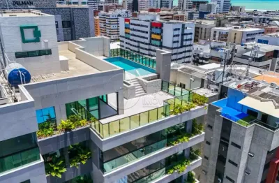 Cobertura garden com piscina privativa à venda na ponta verde no edf giardini