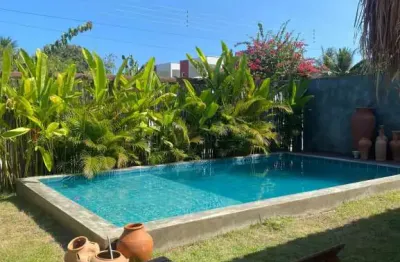 Casa villa tatu com 5 suítes e piscina à 100m da praia à venda em tatuamunha