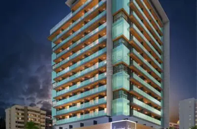 Apartamento quarto e sala com varanda à venda no edifício lucarini