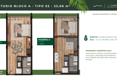 Apto tipo studio 23,06m² praia dos carneiros. carneiros beach home: rentabilidade, valorização e localização estratégica em um dos destinos turísticos mais procurados do brasil!