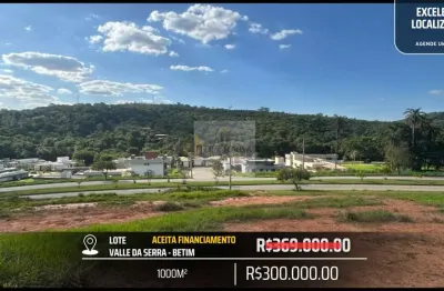 Excelente lote no valle da serra - 1000m² - vista privilegiada