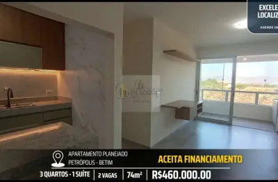 Apartamento com alto padrão de acabamento todo planejado - 3 quartos e 2 vagas