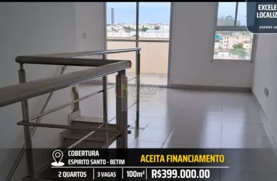 Cobertura 2 quartos e 3 vagas - excelente localização - predio com elevador