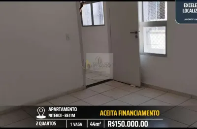 Excelente apartamento no niterói - 2 quartos - oportunidade para sair do aluguel