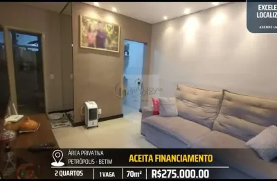 Área privativa moderna 2 quartos e 1 vaga - localização excelente