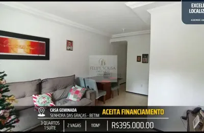 Linda casa 3 quartos e 2 vagas, armários planejados, fino acabamento no senhora das graças