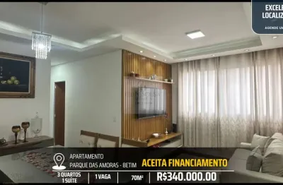 Apartamento planejado no parque das amoras - fino acabamento com 3 quartos com suíte