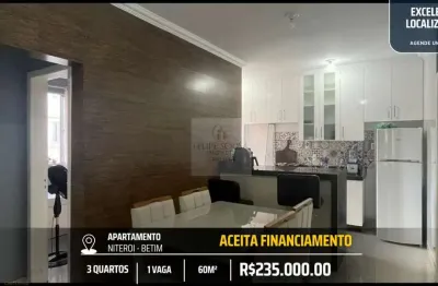 Apartamento 3 quartos no condomínio rossi - 2 planejados