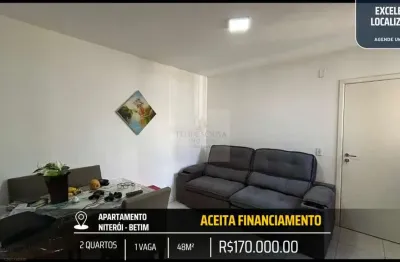 Apartamento com 2 quartos à venda no Niterói, Betim 