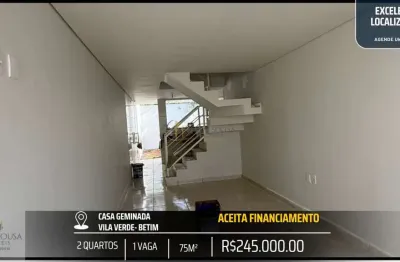 Casa com 2 quartos à venda na Vila Verde, Betim 