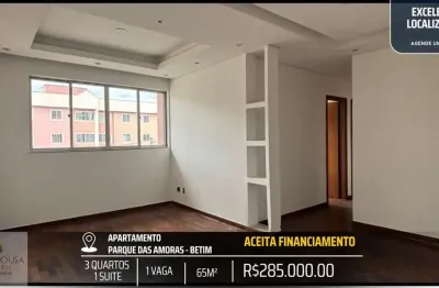 Apartamento no melhor condominio de betim - 3 quartos 1 suite
