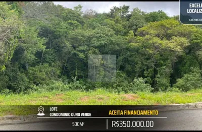 Oportunidade para construir o lar dos seus sonhos - lote no condominio ouro verde - 500m²