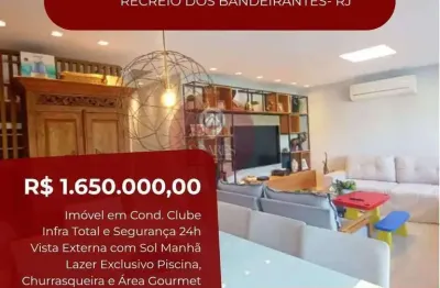 Casa de condomínio à venda, no private aqua & gourmet,  em rio de janeiro, recreio dos bandeirantes, com 4 quartos