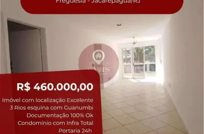 Apartamento à venda, no condomínio del sole, , freguesia (jacarepaguá), com 3 quartos, 90m²