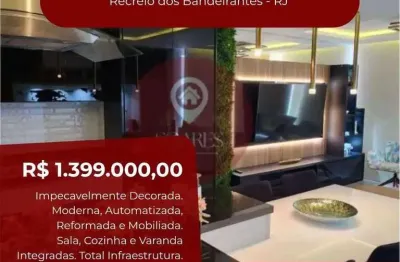 Cobertura à venda, no private aqua & gourmet, , recreio dos bandeirantes, com 3 quartos, 148m²