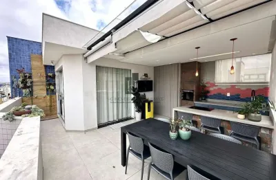 Cobertura para venda em belo horizonte, castelo, 3 dormitórios, 2 suítes, 3 banheiros, 2 vagas