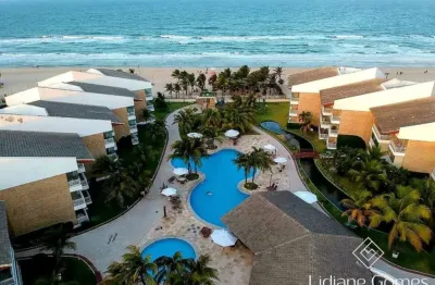 Apartamento com 2 suítes e pé na areia no paraíso das dunas, ce