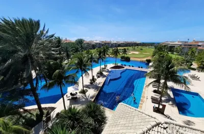 Cobertura de luxo com 3 suítes no golf ville, praia de porto das dunas