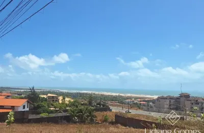 Terreno com 1.250m2 com vista mar no porto das dunas, ce