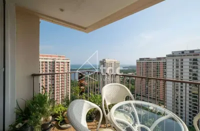 Apartamento para venda no condomínio novo leblon com 3 quartos, 111m² - barra da tijuca - rio de ja