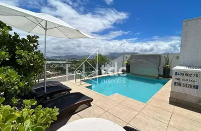 Cobertura / penthouse à venda 3 quartos, 3 suites, 3 vagas, 368m², barra da tijuca, rio de janeiro