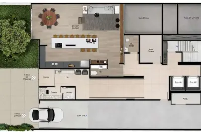 Cobertura à venda no narducci com 3 quartos e 153m²