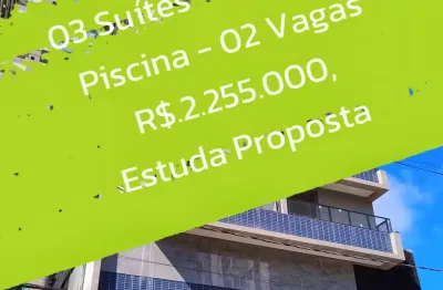 Lançamento cobertura duplex à venda com 157.m2 e vista para o mar na aparecida – santos/sp