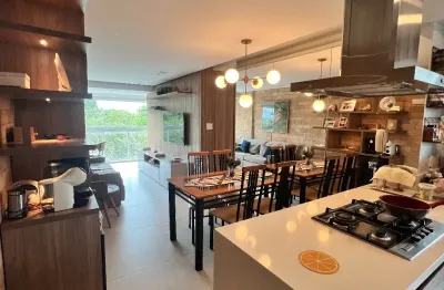 Belíssimo apartamento com 3/4 sendo 1 suíte, nascente, fino acabamento, 2 vagas