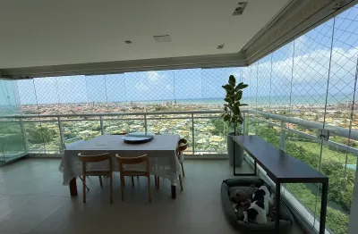 Apartamento com 4/4 - vista mar - andar alto - art residence piatã