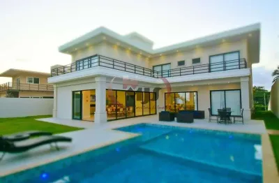 Casa a venda em frente ao mar localizada em barra de jacuípe bahia