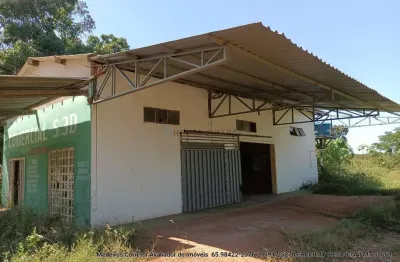 Barracão medindo 300 m², nas margens da rodovia do capão grande