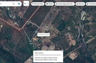 Chácara de 3 hectares toda no cerradão bruto sem benfeitorias, toda cercada