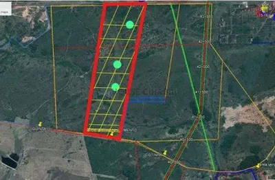 Terreno comercial nas margens da br 070, com 200 hectares próximo do trevo do la