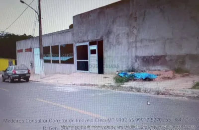Barracão com residência com 364 m² no bairro ikarai  várzea grande mato grosso-m