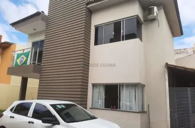 Casa em condomínio fechado com 3 quartos à venda na rua véu de noiva, 304, alvorada, cuiabá, 104 m2 por r$ 510.000