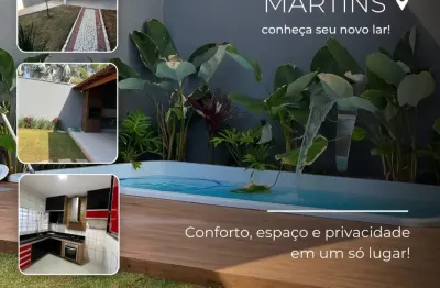 Casa à venda bairro martins, muito conforto e segurança para você e sua família!