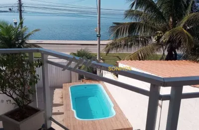 Casa para venda de frente para lagoa, no bairro hospício em araruama-rj