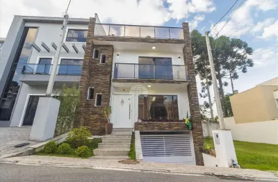 Casa em condomínio fechado com 4 quartos à venda na rua david tows, 701, xaxim, curitiba, 380 m2 por r$ 1.800.000