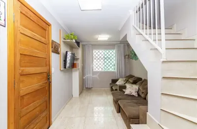 Casa em condomínio fechado com 3 quartos à venda na rua jerusalém, 201, alto boqueirão, curitiba, 63 m2 por r$ 480.000
