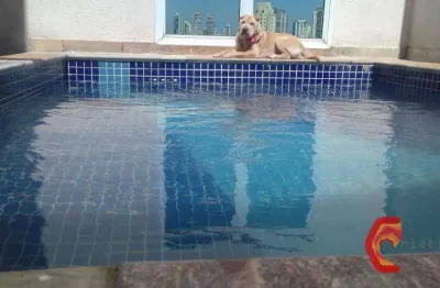 Cobertura com 3 dormitórios à venda, 190 m² por r$ 2.300.000,00 - tatuapé - são paulo/sp
