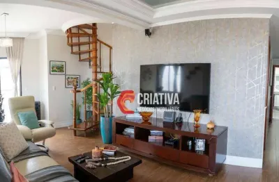 Cobertura 186 m2, 4 dormitórios, 3 vagas com vista para parque ceret